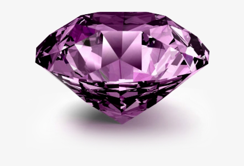 Purple Crystal Diamond Png, transparent png