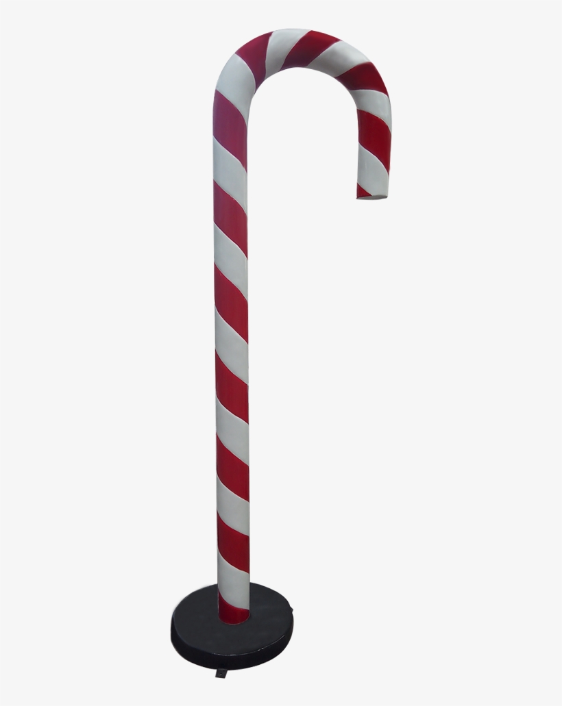 Candy Cane Red And White 220cm Over Sized Display Resin - Lampshade, transparent png