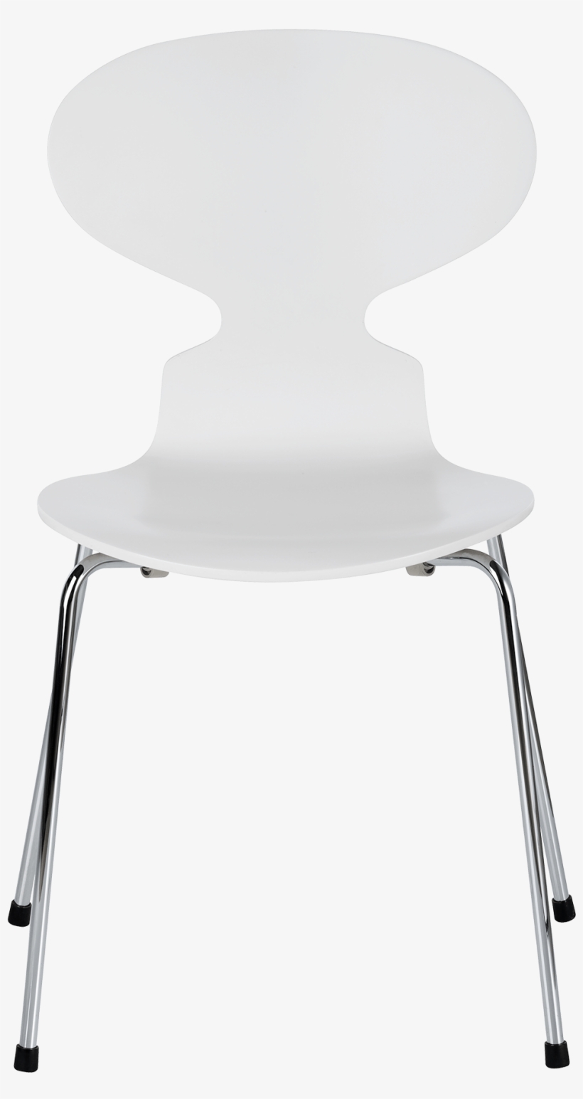 Ant Chair Arne Jacobsen White Lacquered - Ant Chair White, transparent png