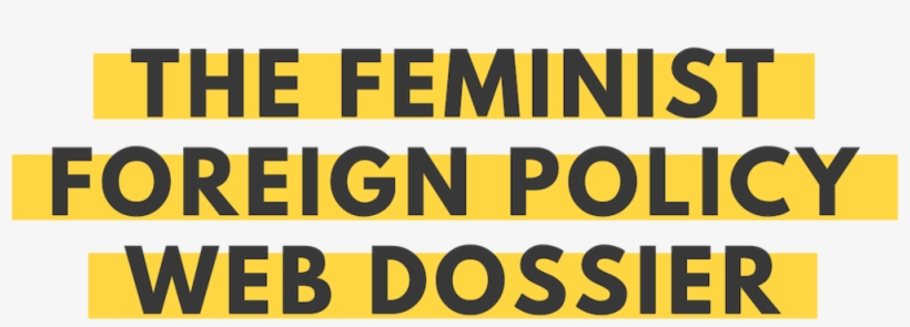The Feminist Foreign Policy Web Dossier Cffp - Printing, transparent png