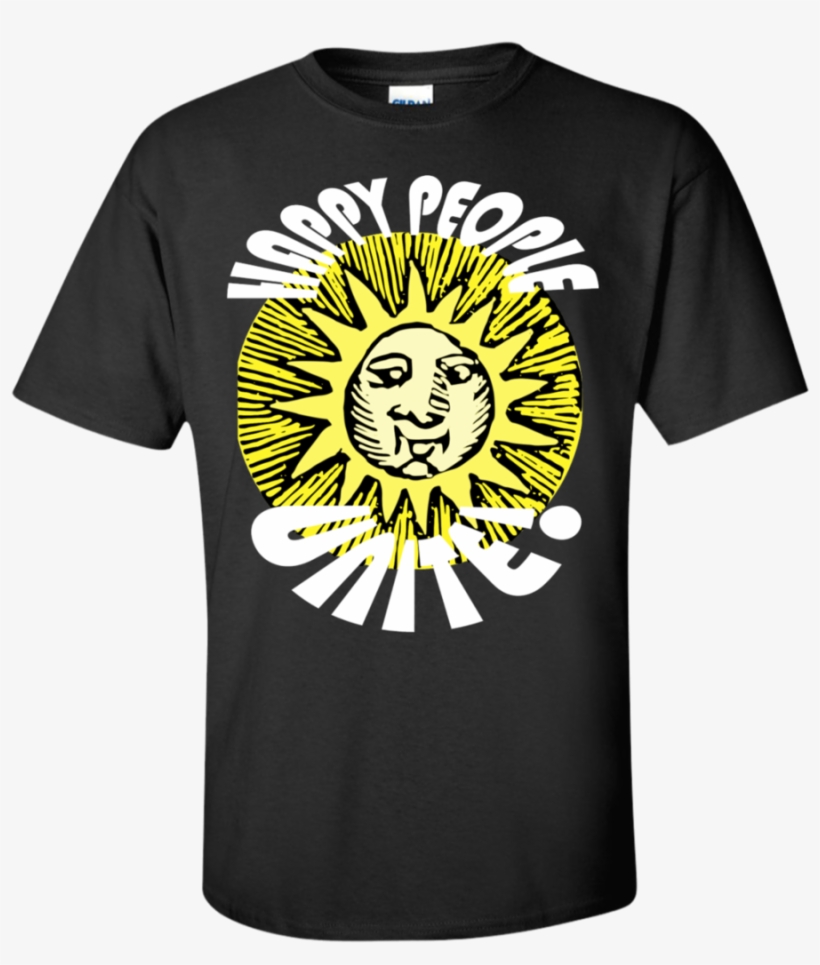 "happy People Unite" Cotton T-shirt - Puerto Rican Shirt, transparent png