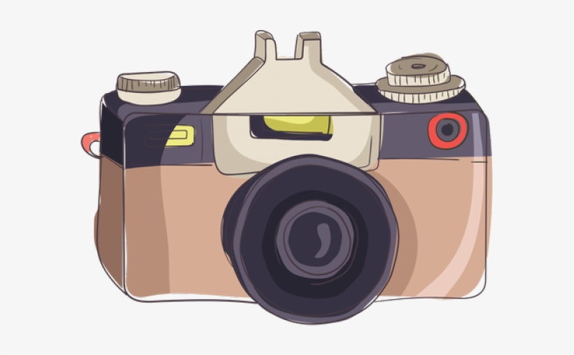 Digital Camera Clipart Camara - Vintage Camera Clipart Png, transparent png