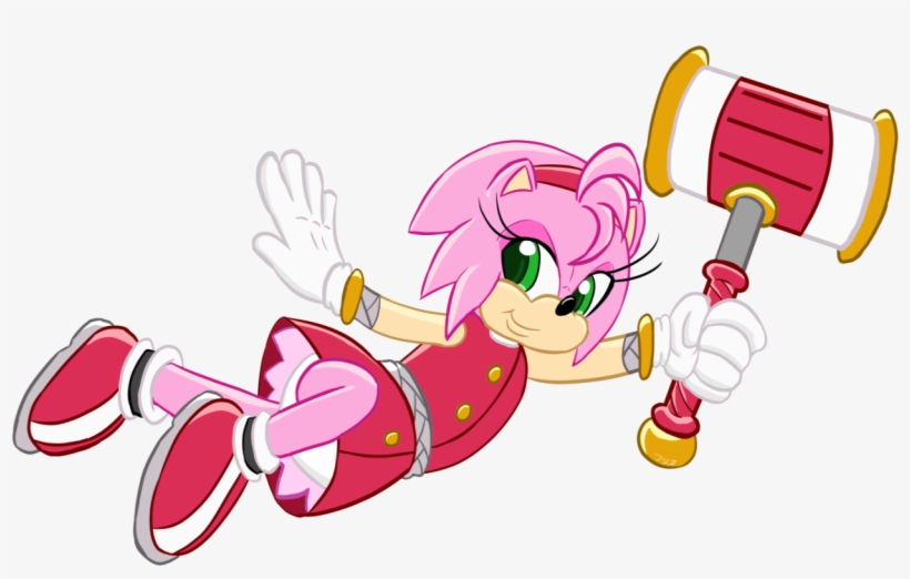 Amy Rose - Cartoon, transparent png