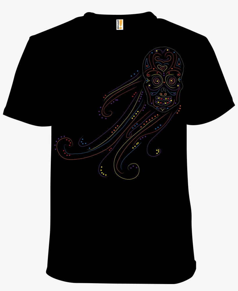 Dia De Los Muertos - Active Shirt, transparent png
