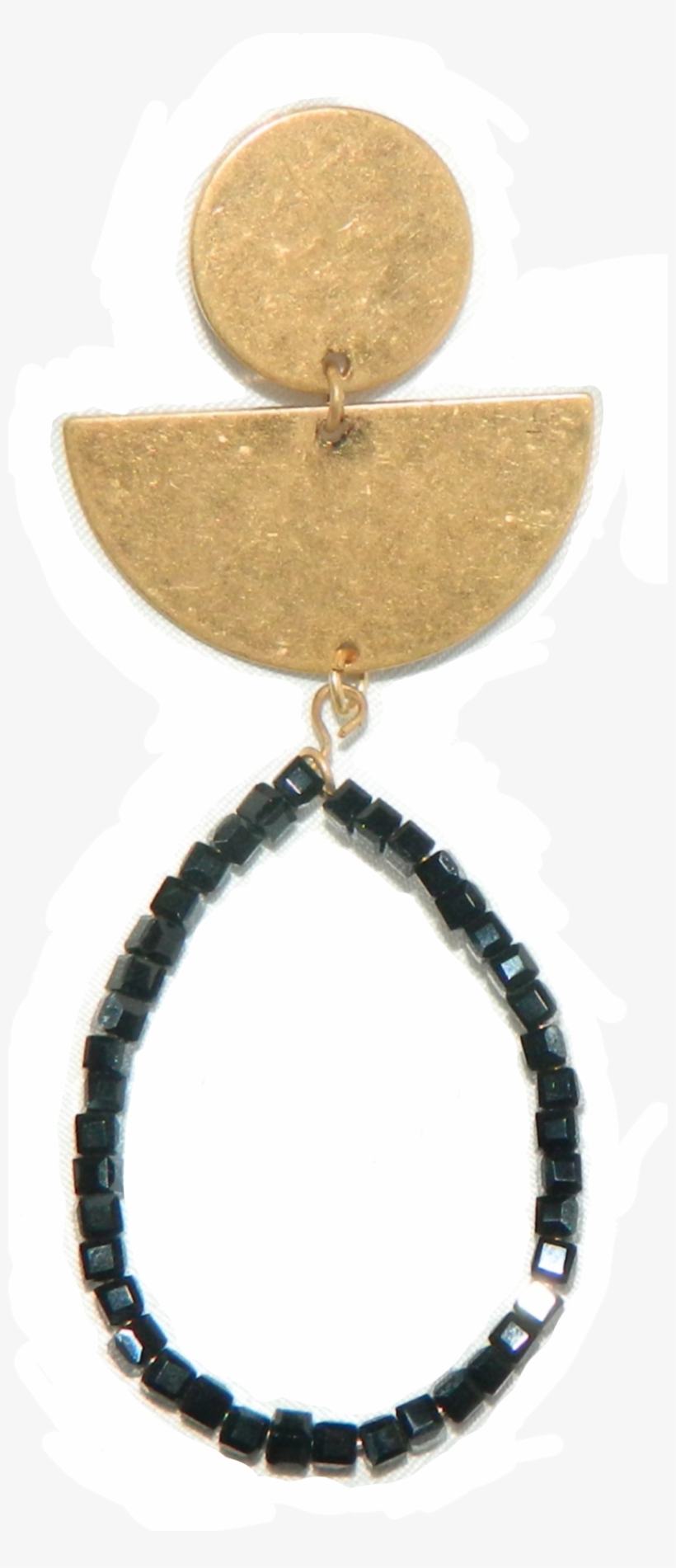 Happy People Earrings In Black - Locket, transparent png