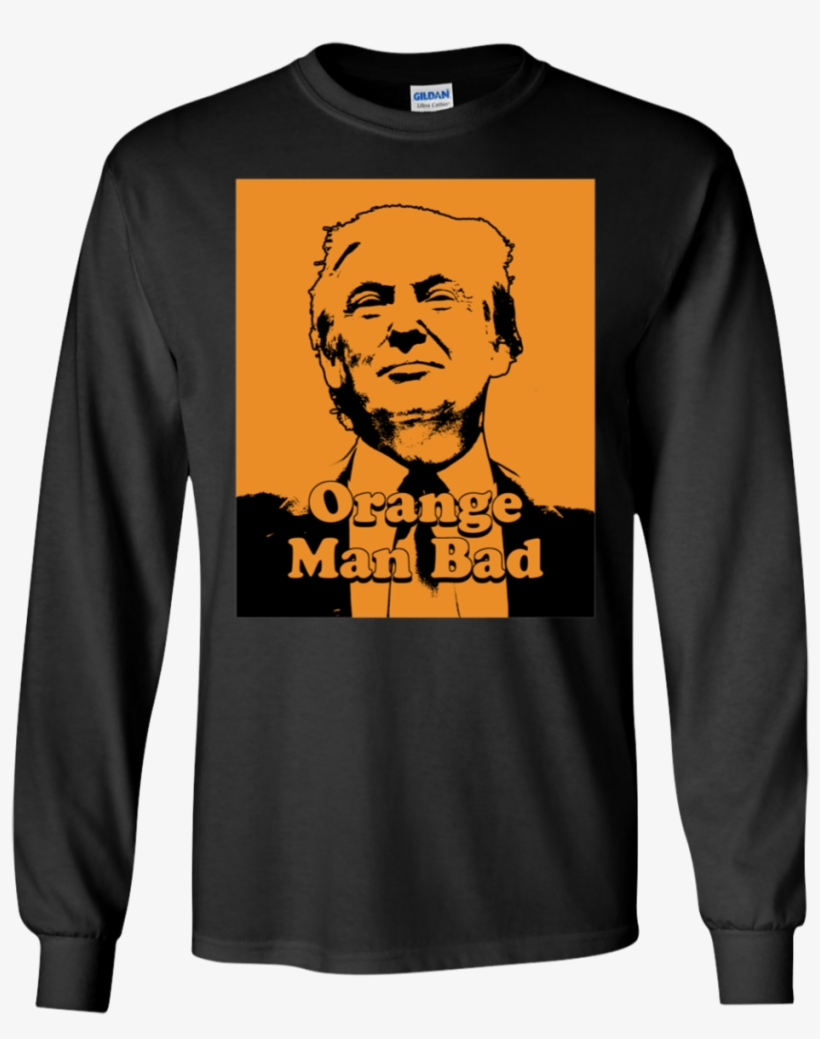 Orange Man Bad Npc Meme Diversity Shirt Ls Shirt, transparent png