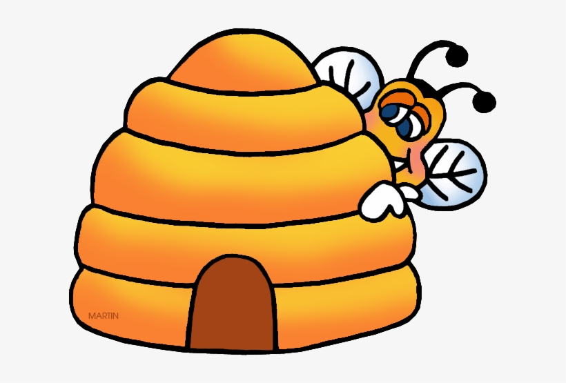 Bee Hive Clipart Class - Honey Bee Hive Clip Art, transparent png