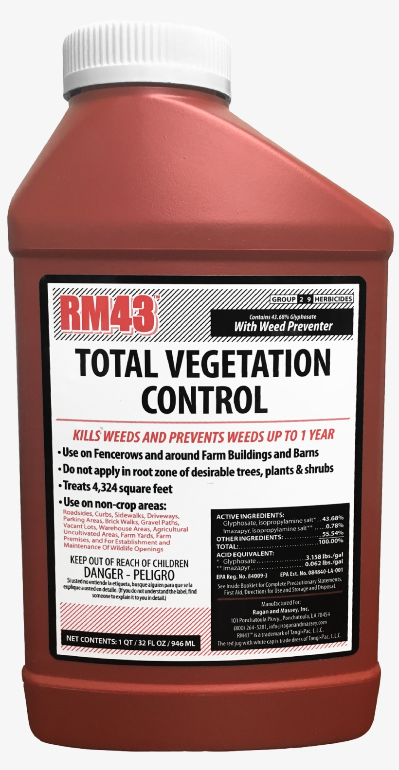 Rm43 Total Vegetation Control, transparent png