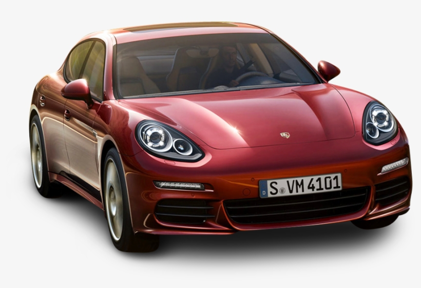 Red Porsche Panamera Car - Porsche Targa 4s, transparent png