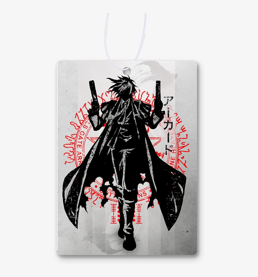 Crimson Alucard Air Freshener - Anime Vampire Slayer, transparent png