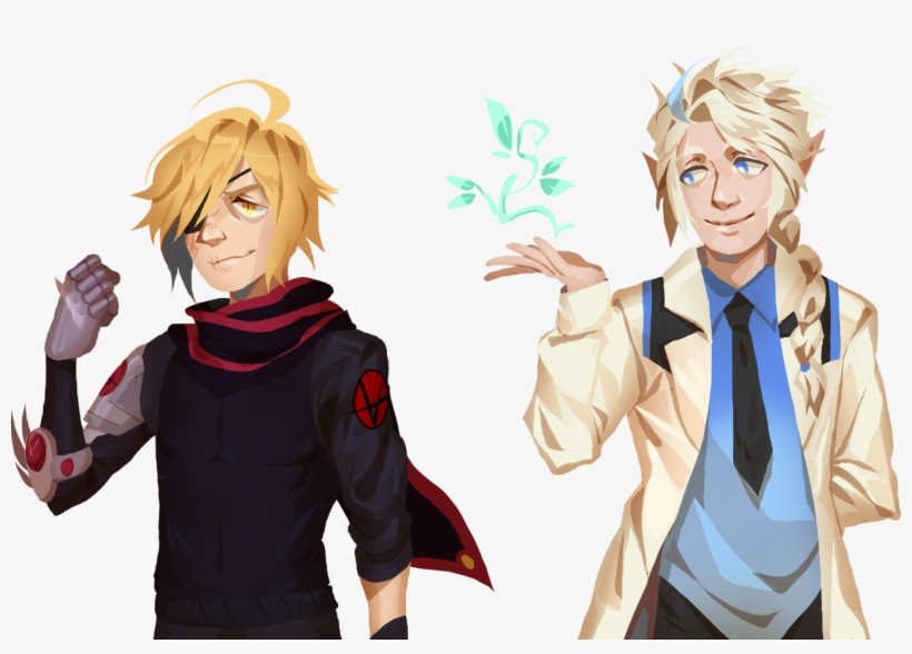 Alucard And Arias - Cartoon, transparent png