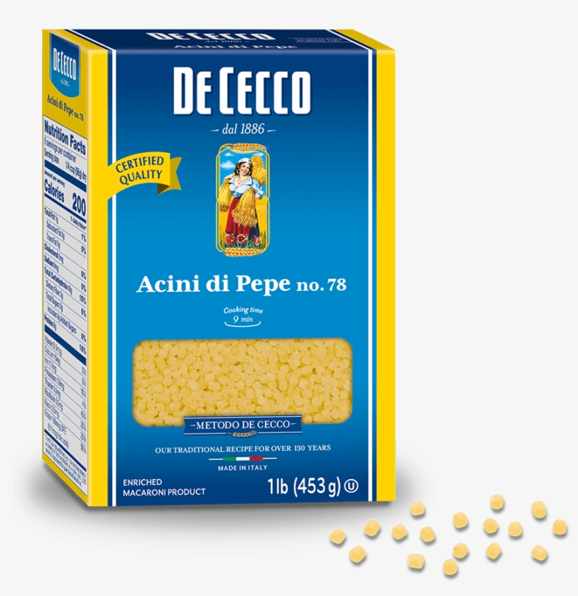 Acini Di Pepe No - Acini Di Pepe De Cecco, transparent png