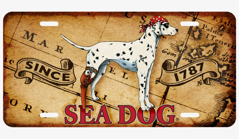 "treasure Map" Front License Plates Sea Dog Shop - Dalmatian, transparent png