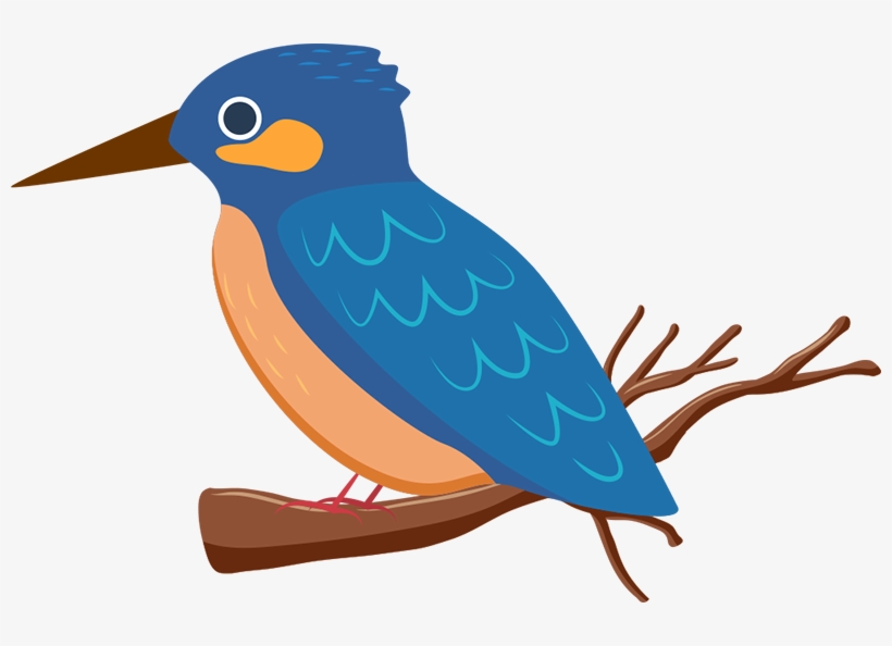 Kingfisher Wall Sticker - Coraciiformes, transparent png