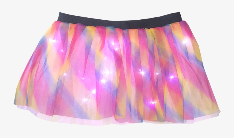 Led Tutu - Miniskirt, transparent png