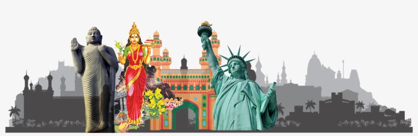 Columbus Telangana Association - Hyderabad Silhouette, transparent png