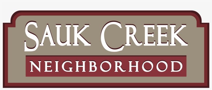 Sauk Creek Neighborhood Has Natural Appeal - Signage, transparent png