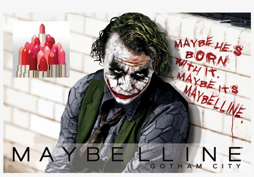 Photoshop Design By Tucktalk For Designcrowd - Joker Heath Ledger Art, transparent png