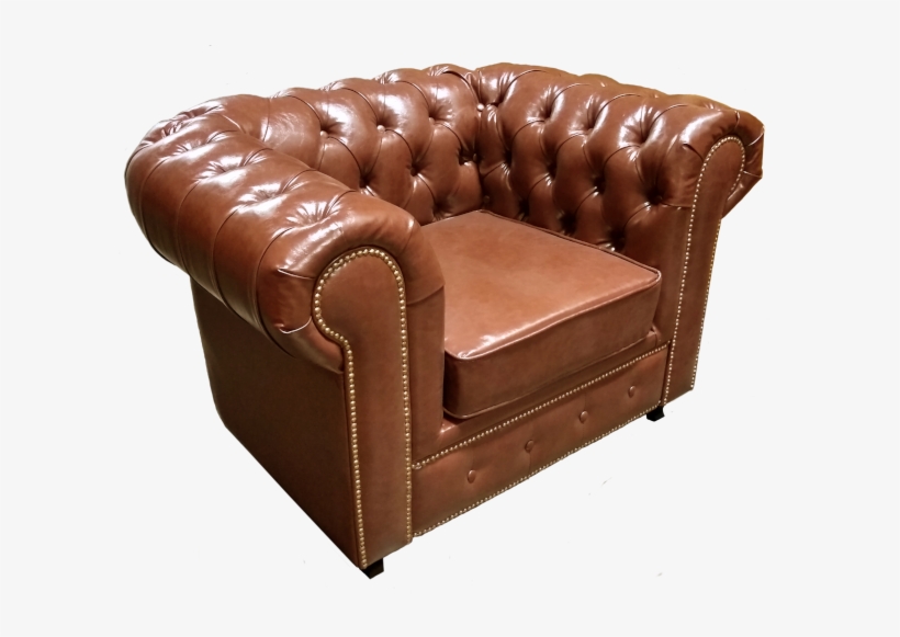 Brown Chesterfield Chair - Sofa Bed, transparent png