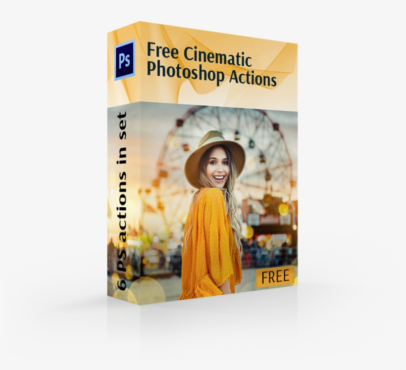 Vsco Photoshop Actions Cover Box Girl - Flyer, transparent png