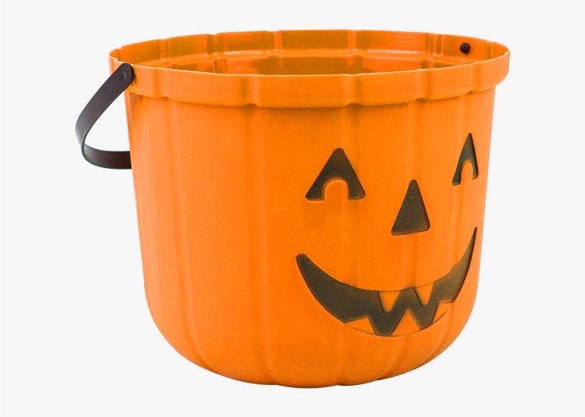 Halloween Pumpkin Bucket, transparent png