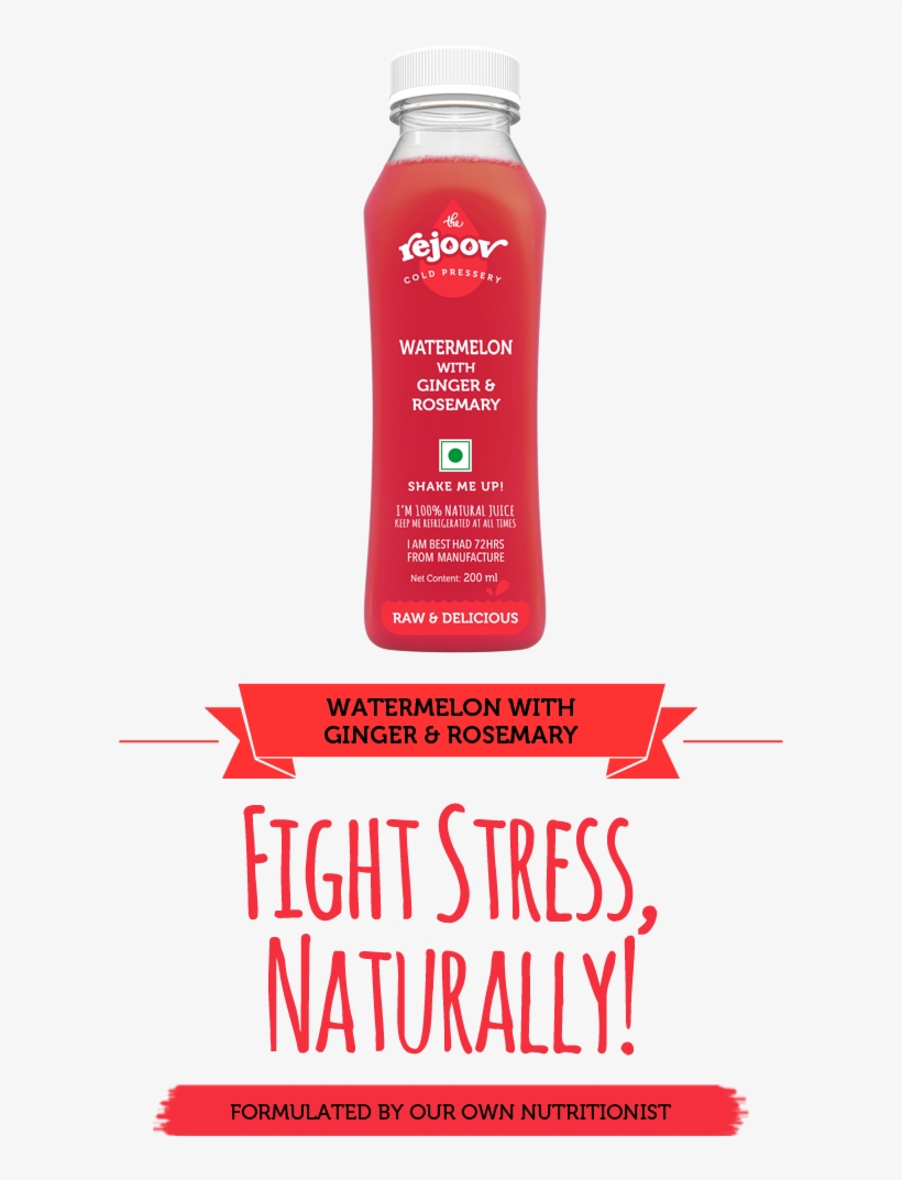 Rejoov Watermelon - Plastic Bottle, transparent png