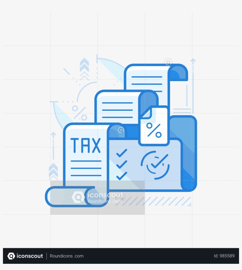 Tax Management Illustration Full Screen - Graphic Design, transparent png