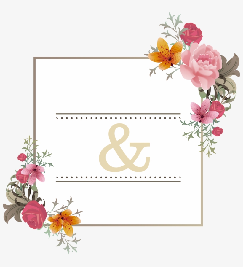 Pink Flower E Card Wedding Greeting Get Well Invitation - Wedding, transparent png