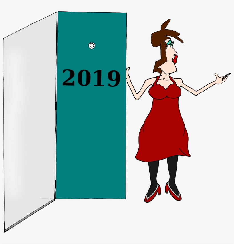 This Png File Is About Jump Into , Looking Forward - Welcome 2019 Clip Art, transparent png