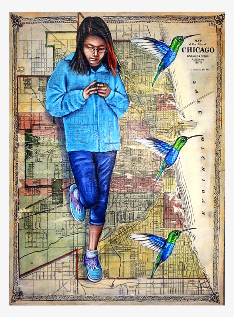 Welcome Message, Acrylic On Board By Chris Pappan - Visual Arts, transparent png