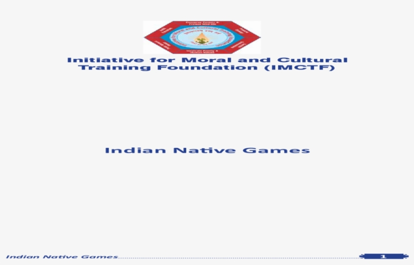 Initiative For Moral And Cultural Training Foundation - Emblem, transparent png