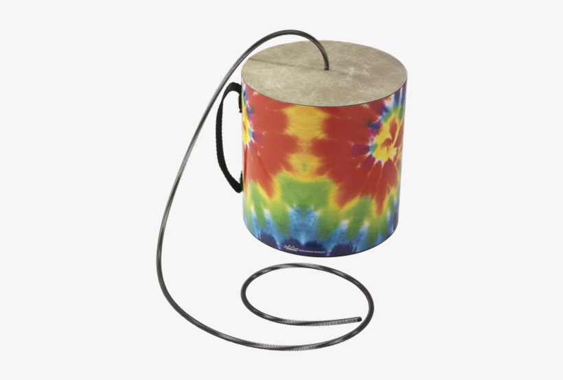 Remo Thunder Tube 6 Inch Diamter 6 Inch Depth Tie Dye - Lampshade, transparent png
