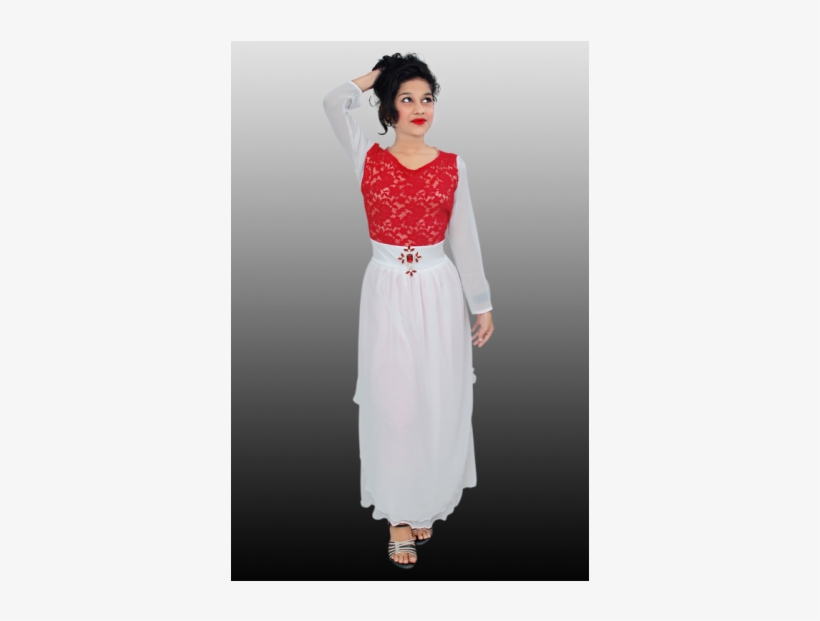 Shiffon Georgette Casual Kurti 01 Aponzone - Gown, transparent png