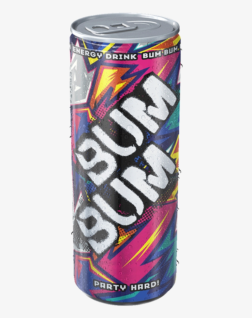 Max Power Max Power Bum Bum Can Energy Blast Can - Bum Bum Energy Drink, transparent png