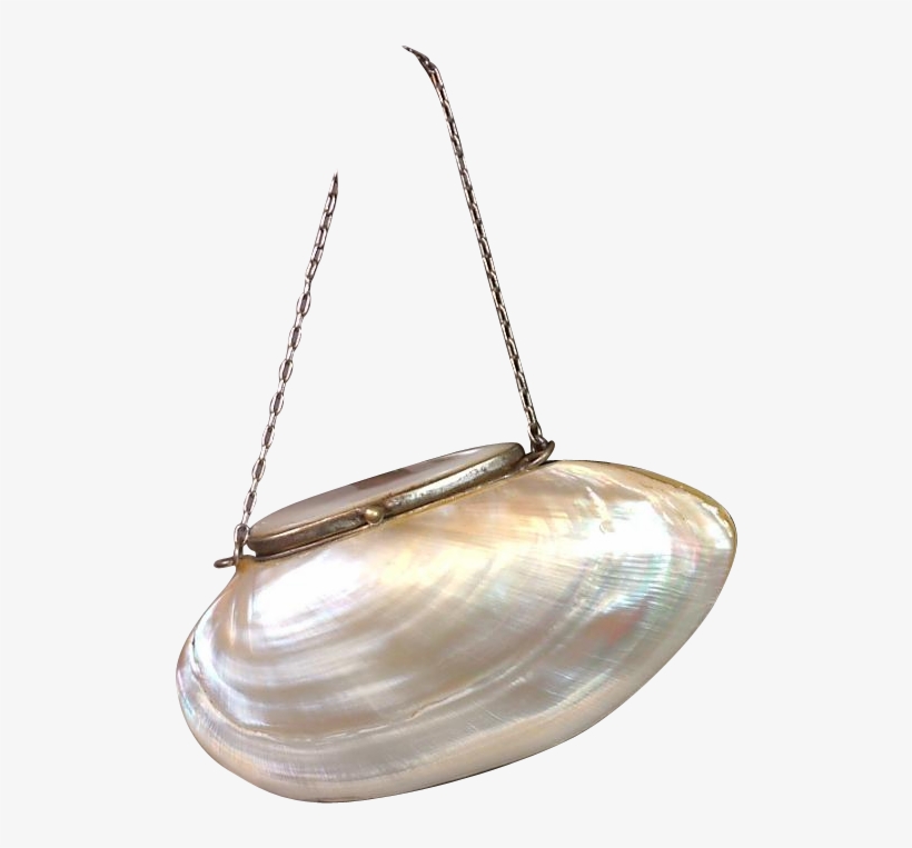 Unique Victorian French Fashion Purse C With - Clam, transparent png