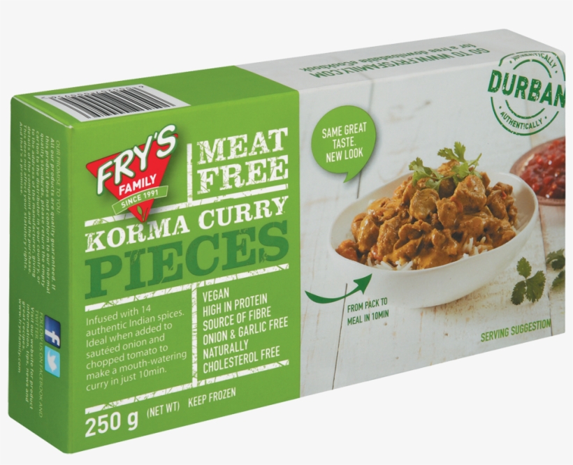 Fry's Korma Curry Pieces, transparent png