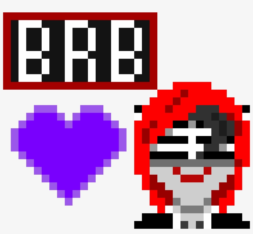 Unicornjubs Brb - Heartless Pixel Art, transparent png