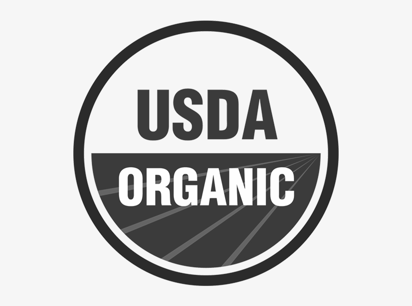 Usd Organic Coffee - Black And White Organic Logo, transparent png