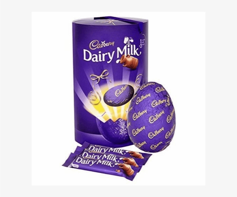 Cadbury Dairy Milk Easter Egg Plus Three Milk Chocolate - Cadbury Dairy Milk Egg, transparent png