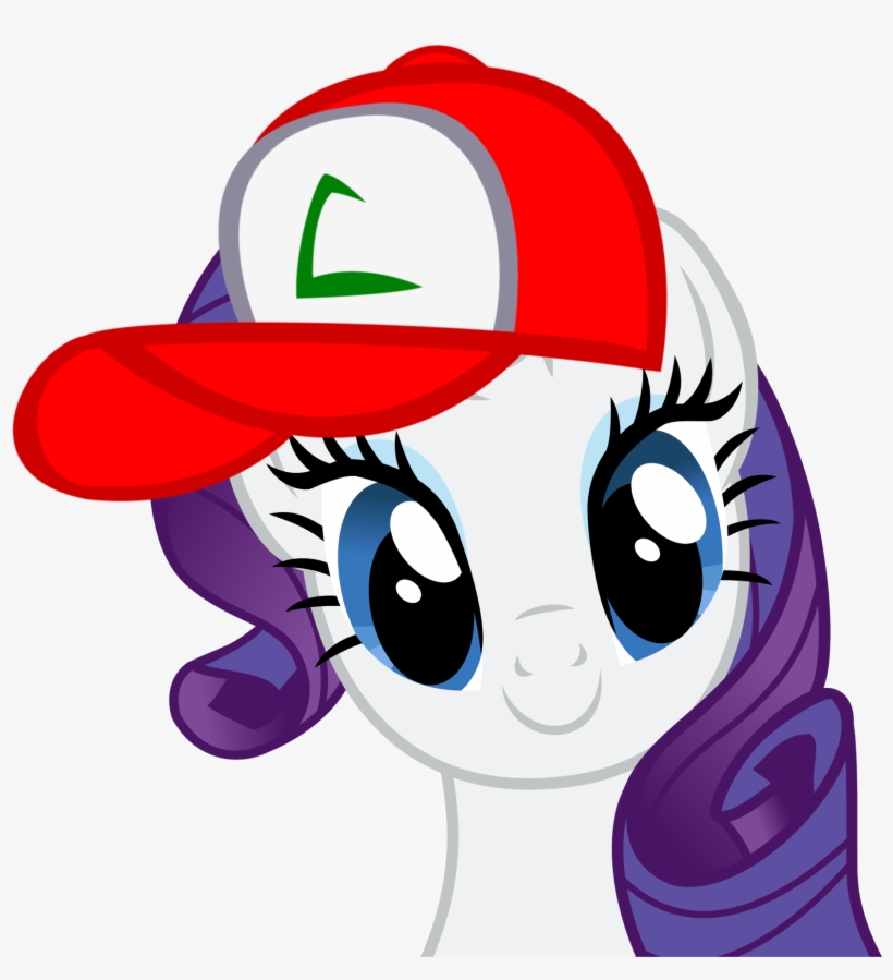 Rarity Cap - My Little Pony Unicorn Faces, transparent png
