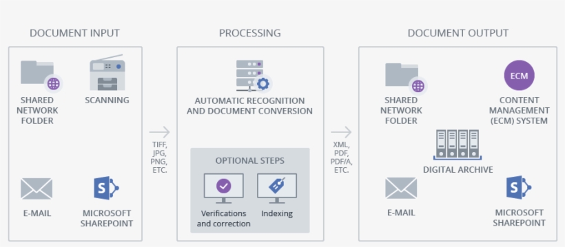 Finereader Server How It Works Desktop - Automatic Document Recognition Request, transparent png