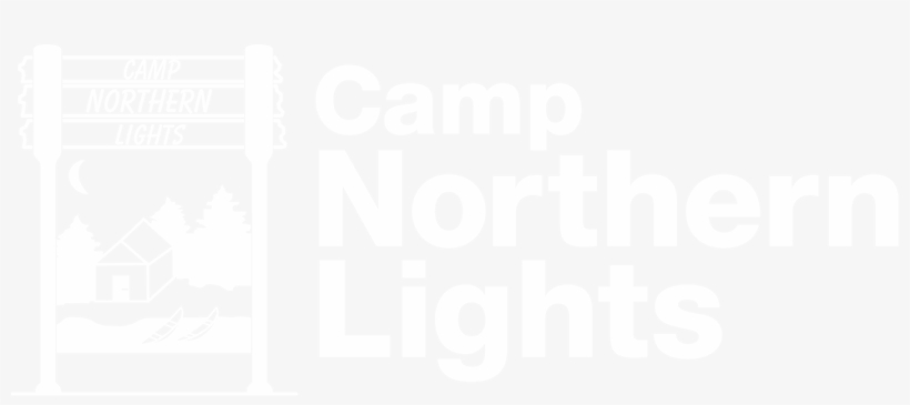 Camp Northern Lights Logo Rgb White - Poster, transparent png