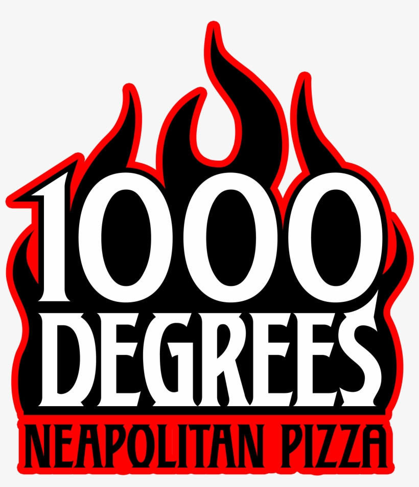 1000 Degrees Pizza Logo Png, transparent png