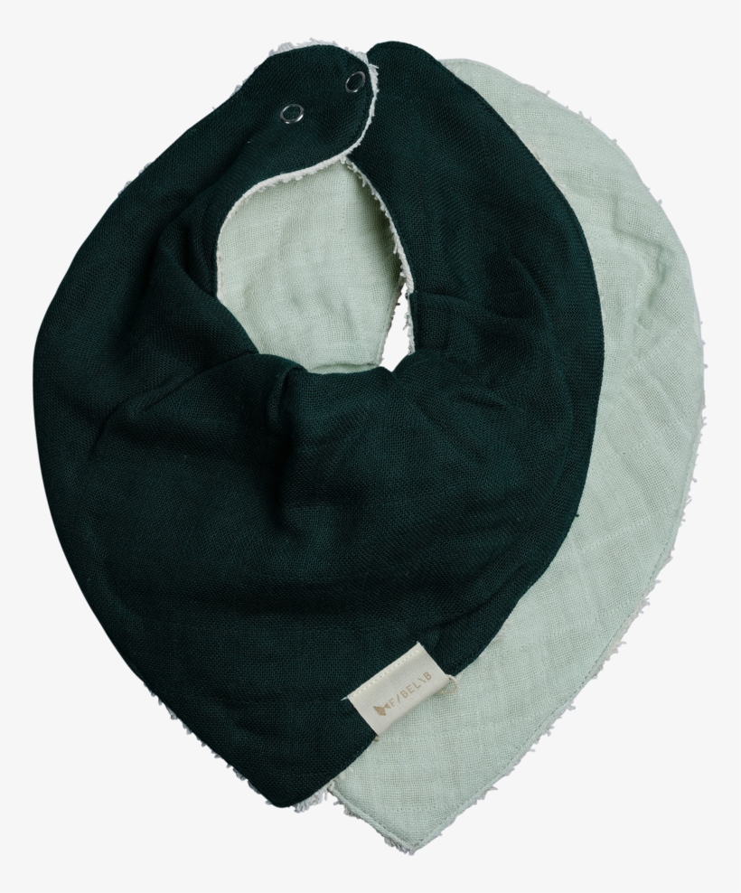Bandana Bib - 2 Pack - Sprout, transparent png