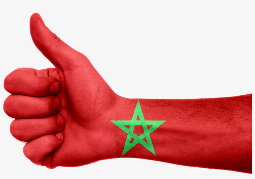 Morocco Flag Png Transparent Images - Maroc Png, transparent png