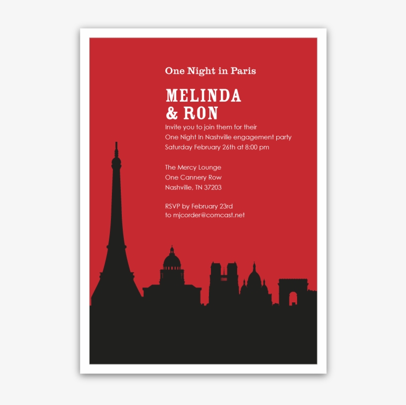 Paris Skyline Silhouette, transparent png