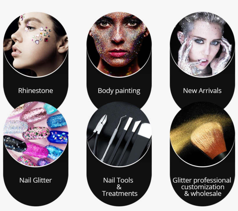 Tct-239 Mirror Powder Effect Chrome Nails Pigment Gel - Label, transparent png