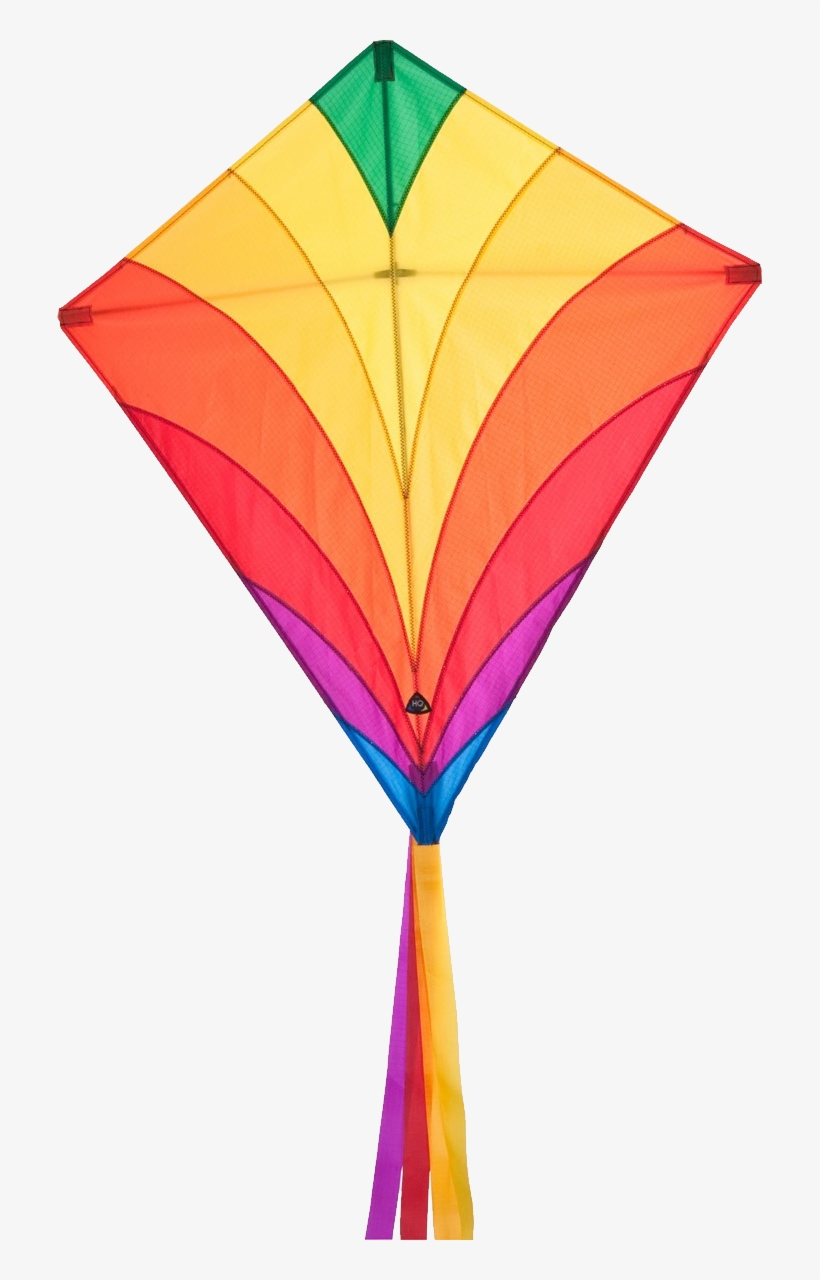 Rainbow Kite, transparent png