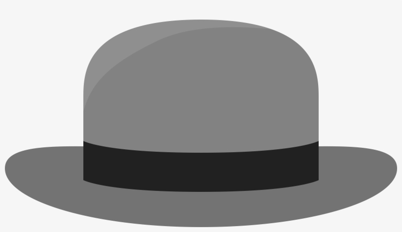 Bowler Hat Vector Clipart - Bowler Hat Clipart, transparent png