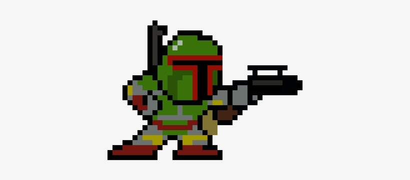 Boba Fett - Mega Man Sprite, transparent png
